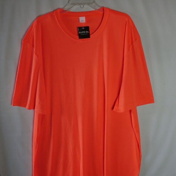 Clothe Co. Men's Size 3XLT T-Shirt Orange Neon BIG & TALL New - Picture 5 of 13